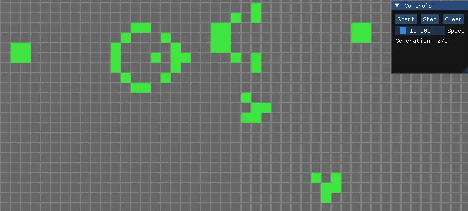 Game of life Glider gun Showcase